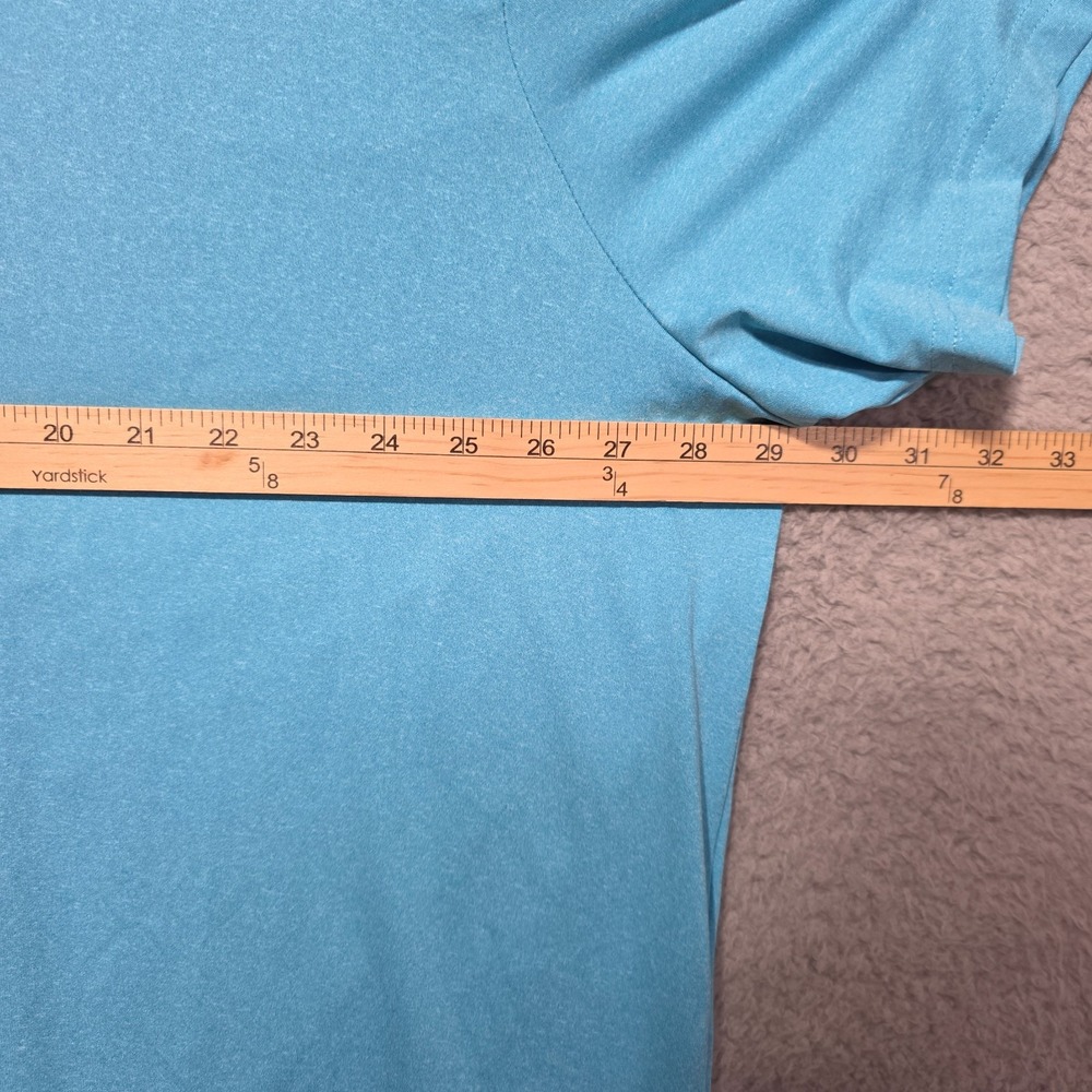 ZELOS Mens 3X Big Tall Blue Moisture Wicking T-Shirt Athletic Performance NWT - Picture 4 of 6